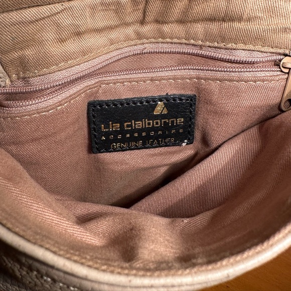 Liz Claiborne Bone Leather Bag - Picture 8 of 16